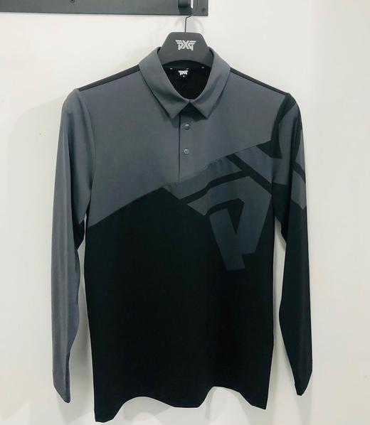 秋冬男士撞色印花LOGO长袖，POLO衫款式都大同小异，主要也就靠设计细节和质量！ 商品图0