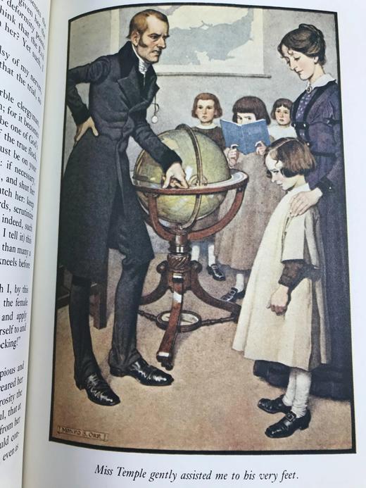 限量版！夏洛蒂・勃朗特《简・爱》 配插图 富兰克林图书馆豪华皮装本 商品图10