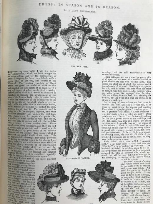 1889年 女孩杂志 数百幅精美插图 漆布精装16开 商品图11