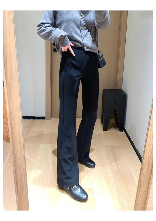 SYJ95113加绒微喇小黑裤 商品图1