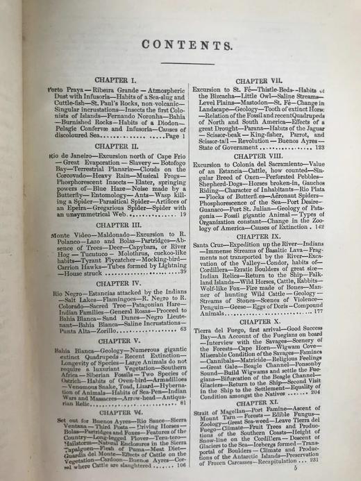 1889年 达尔文《比格尔号环球航行日记》 配插图 漆布精装32开 商品图6