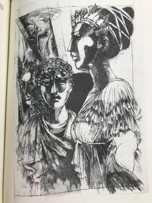 限量版！含藏书票 埃斯库罗斯《俄瑞斯忒亚》 配插图 富兰克林图书馆豪华皮装本 商品图9