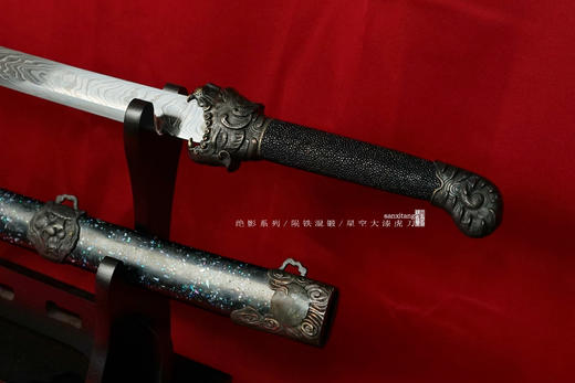 三希堂  绝影系列  星空虎首刀  未开刃 商品图8