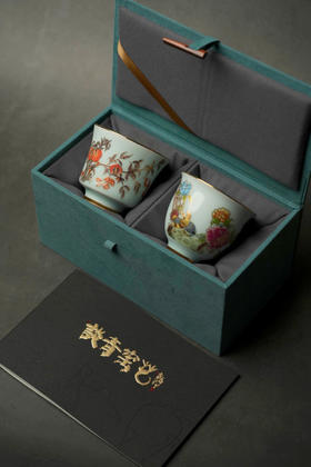 金彩对杯