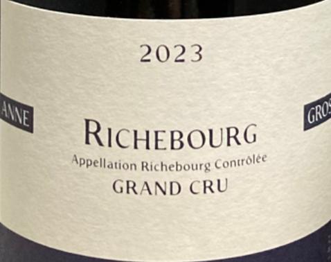 Domaine Anne Gros Richebourg Grand Cru Rouge安娜格罗酒庄李奇堡特级园干红葡萄酒2023 商品图0