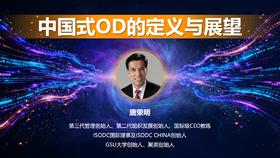 唐荣明：中国式OD的定义与展望