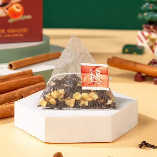 【精选食材科学配比❗️唇间享受顺滑浓郁】苹果肉桂茶独立包装四角袋泡茶红茶苹果干红枣肉桂组合茶10包/盒。jb 商品图1