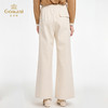 乔万尼新品宽松百搭含羊毛加厚通勤修饰腿型阔腿裤EZ4F159 商品缩略图4