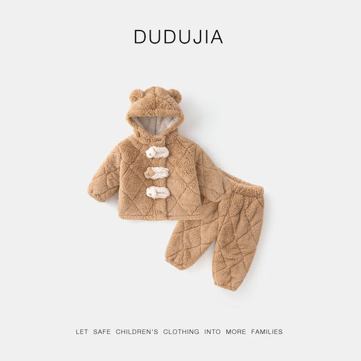 【家居服清仓专区】宝宝家居服套装儿童冬装男童女童珊瑚绒睡衣衣服婴幼儿童装两件套(合集款材质以具体款式实物材质为准，介意勿拍!) 商品图8