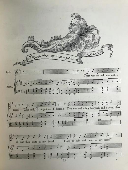 约20世纪早期 童谣乐谱集 阿历克斯·格赖恩精美插图 布脊精装16开 商品图13