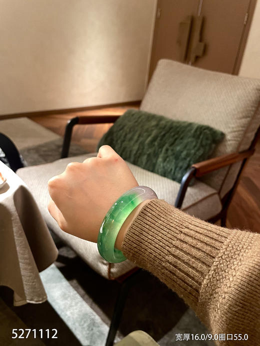 飘翠手镯【5271112】圈口55.0～具体价格微信咨询 商品图7