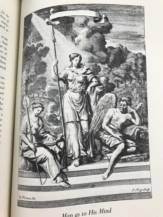 限量版！含藏书票  笛卡尔《笛卡尔哲学著作集》 配插图 富兰克林图书馆豪华皮装本 商品图6