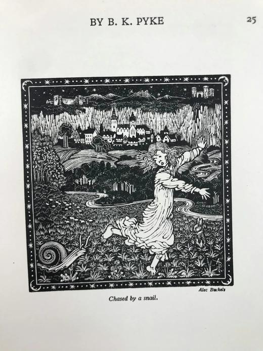 约20世纪早期 欢乐街诗集 多位艺术家绘制精美插图 精装32开 商品图13