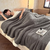 热卖！超软糯！恒源祥 2026新款 塔芙绒羊羔绒双层盖毯 超厚超柔软 7色可选（单盖毯 无枕套） 商品缩略图0