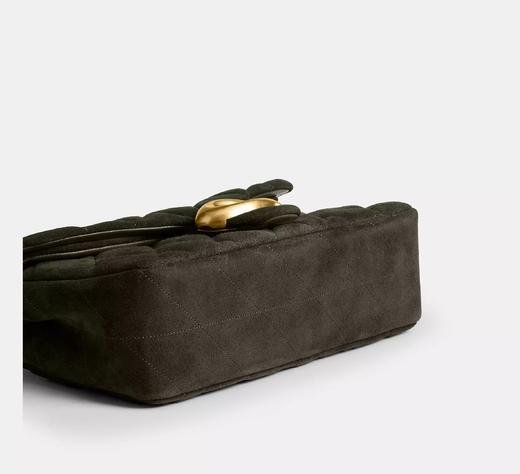 年末好折！Coach专柜款tabby26枕头包 麂皮橄榄绿只要￥3500直邮到手 商品图7