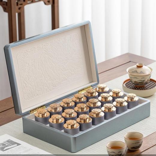 钢琴烤漆木盒【灰.18罐】60元1套.整箱14套 商品图4