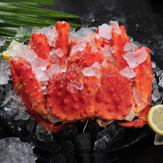 【自营】鲜到鲜得 生鲜大礼包海鲜礼盒生  智利熟冻帝王蟹礼盒2~2.4斤 商品图1