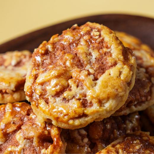 【澳禾礼】鸡仔饼210g 外酥可口香酥油润传统中式糕点下午茶点心节日必备送礼送父母朋友澳门特产手信咸甜酥脆盒装 商品图4