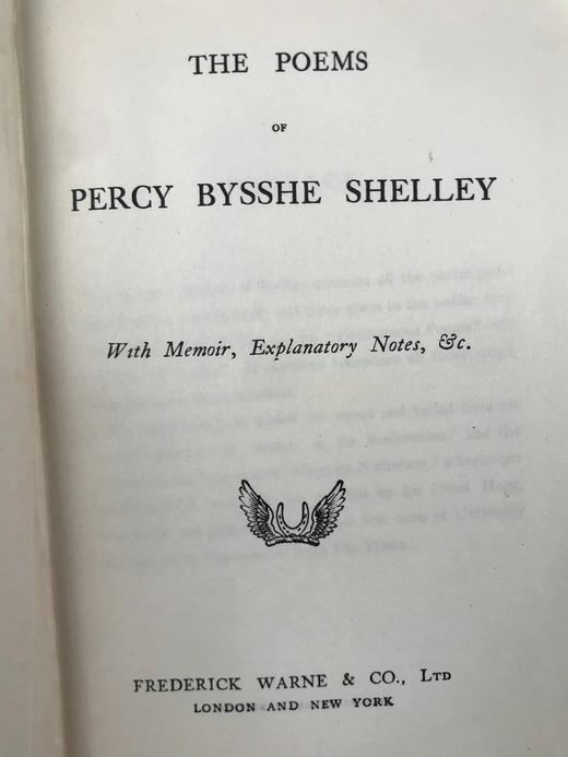 约20世纪早期 雪莱诗集 全真皮精装32开 商品图2