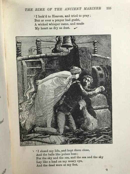 1918年 安德鲁·朗格《蓝色诗集》 配大量插图 漆布精装32开 商品图7