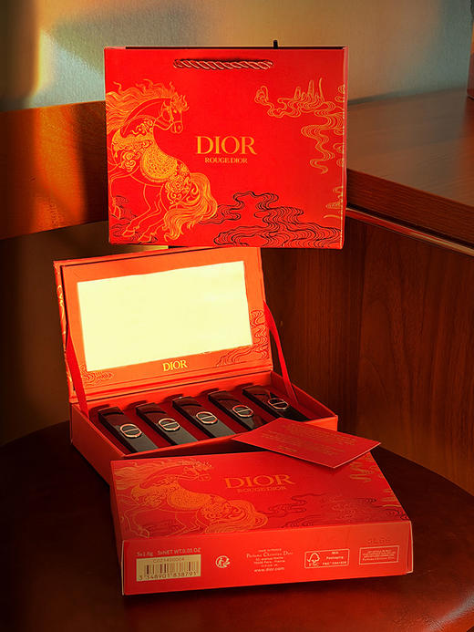 【全球购*送礼袋】Dior全新迪奥惊艳唇膏五支装1.6g*5（马年限定）#120+#390+#226+#168+#550· 商品图7