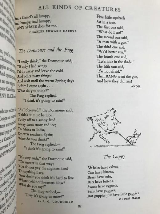 1968年 法布尔童谣集 配大量趣味插图 精装16开 商品图12