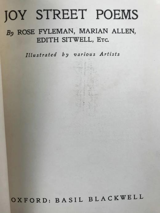 约20世纪早期 欢乐街诗集 多位艺术家绘制精美插图 精装32开 商品图2
