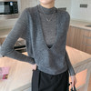 丁摩 澳洲美丽诺纯羊毛V领背心气质款百搭叠穿针织马甲坎肩女YS055 商品缩略图1