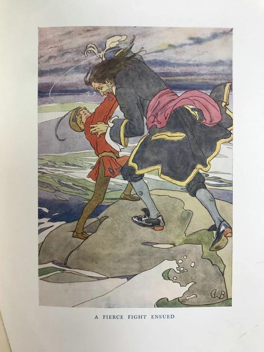 1930年 彼得·潘图画书  女画家Alice B. Woodward10余幅彩色手工贴图 漆布精装18开 商品图11