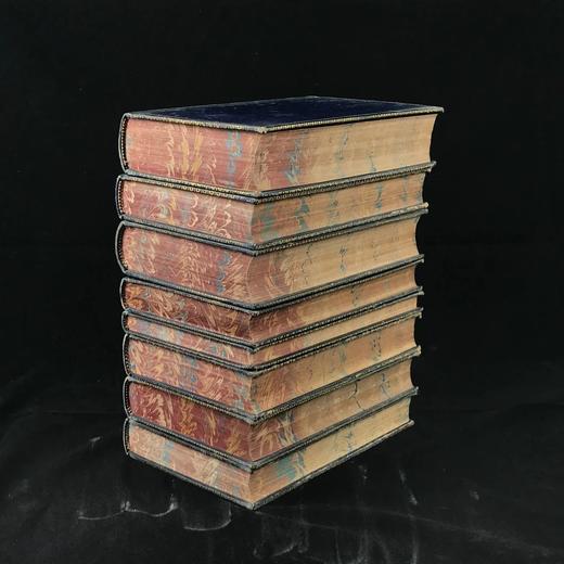工坊特装本！约19世纪后期 乔治·艾略特作品集（全8卷） 配插图 全真皮精装36开 商品图1