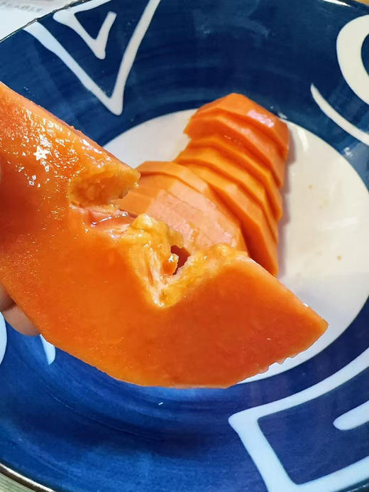 海南树熟木瓜，成熟度非常高，3-4个，五斤 商品图2