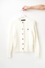 10%山羊绒+90%羊毛，复古毛衣开衫。牛角扣小标刺绣羊毛衣C122966 商品缩略图10