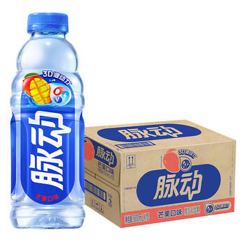 脉动芒果口味600ML15瓶低糖维生素C电解质水运动功能饮料整箱装 商品图0