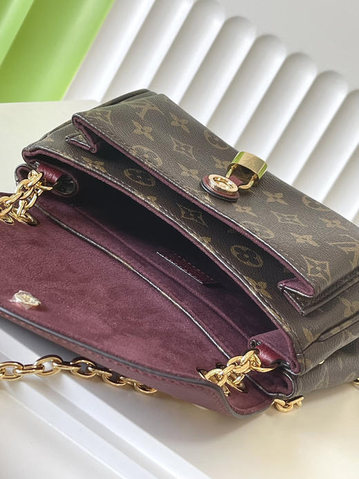 秋冬特惠💰800 原单LV M27067 尺寸：24×17×9cm Saint Germain 老花链条包 变码芯片 商品图7