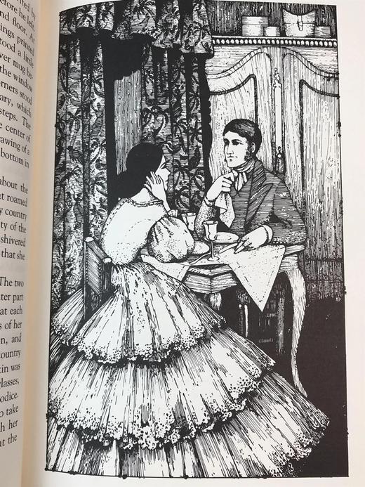 限量版！居斯塔夫・福楼拜《包法利夫人》 配插图 富兰克林图书馆豪华皮装本 商品图6