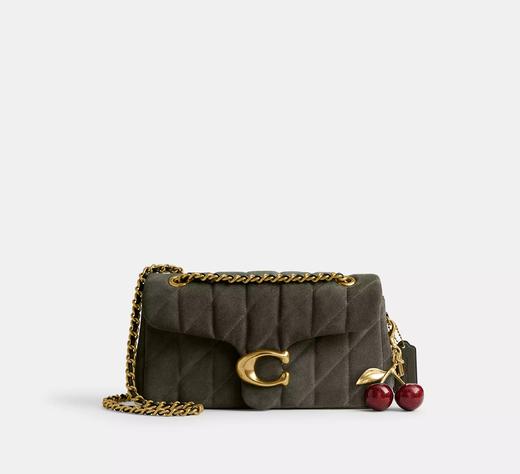 年末好折！Coach专柜款tabby26枕头包 麂皮橄榄绿只要￥3500直邮到手 商品图8