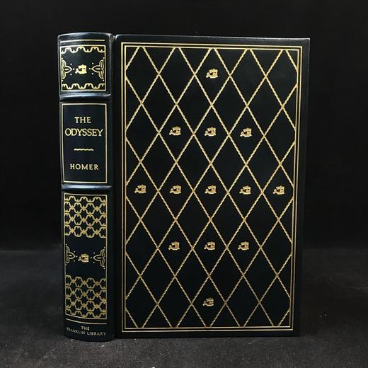 限量版！含藏书票 荷马《奥德赛》 配插图 富兰克林图书馆豪华皮装本 商品图0