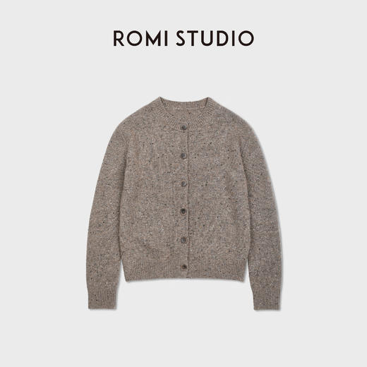 ROMI STUDIO“花纱羊毛混纺三件套”羊毛宽松圆领针织衫 RWDSST1931 商品图3