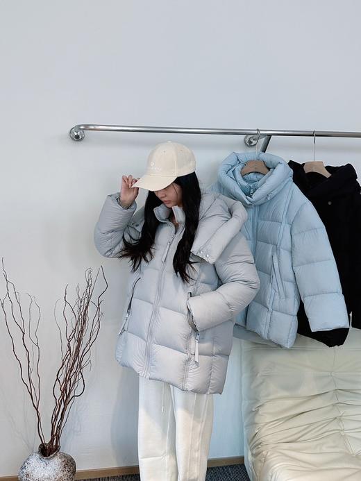 【多妈团购 冰淇淋泡芙羽绒服】 超足鸭绒量，90绒！高克重羽绒 蓬松柔软，极简 时髦~遮肉又显瘦  德国防绒针，防钻绒缝制，防跑绒内胆-汉羽 商品图14