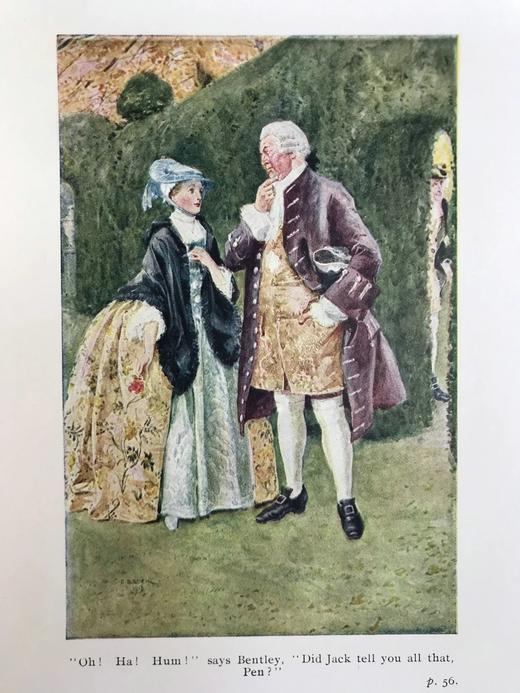 1913年 法诺尔《尊敬的塔维什先生》 C·E·布洛克8幅彩色插图 漆布精装32开 商品图8