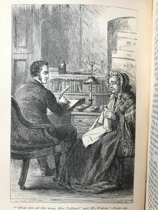 工坊特装本！约19世纪后期 乔治·艾略特作品集（全8卷） 配插图 全真皮精装36开 商品图7