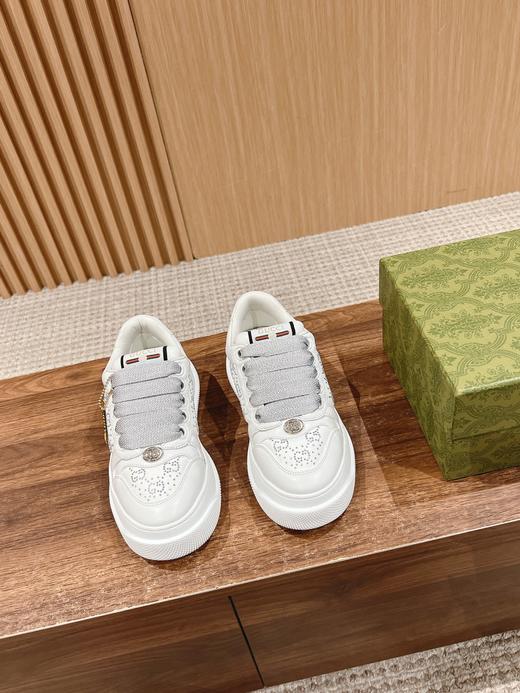 古驰 Double Screener最新款胖嘟嘟厚底脏脏鞋（ZX*DBG） 商品图4