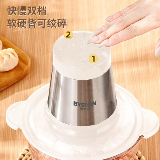 栢士德 不锈钢多能料理机绞肉机 2L BSD-JR102【CZ】 商品图2