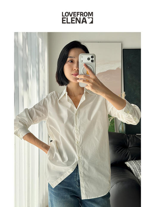 「工厂团购」 经典款 百搭白衬衫 商品图0
