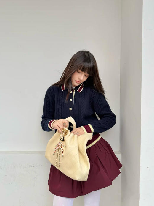 香奈儿 早春新款学院风针织衫(TM) 商品图5