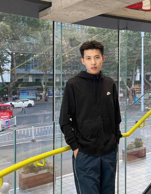 旗舰店同步耐克加绒连帽男女同款卫衣外套 商品图2