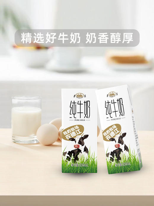 ⁵66.6元3箱【遵义纯牛奶】配料只有生牛乳 200ml/瓶 10瓶/箱 YY05-QTT-ZYHS 商品图3