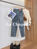 专柜实拍【高棉+ykk拉链】拉夏贝尔/La Chapelle复古休闲百搭一粒扣小个子哈伦裤牛仔裤女裤子26春季新款★ 商品缩略图1