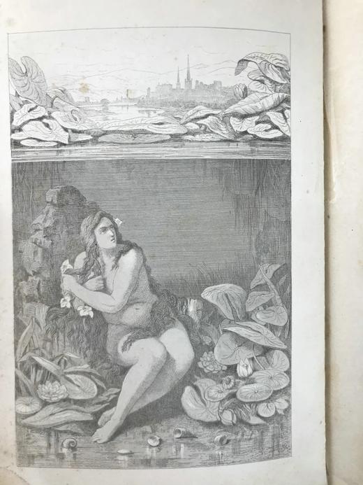 【拉丁语/希腊语】工坊特装本！1850年 塞文河的花环 配插图 全犊皮（vellum）精装32开 商品图3