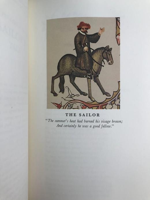 限量版！杰弗里・乔叟《坎特伯雷故事集》 配插图 富兰克林图书馆豪华皮装本 商品图12